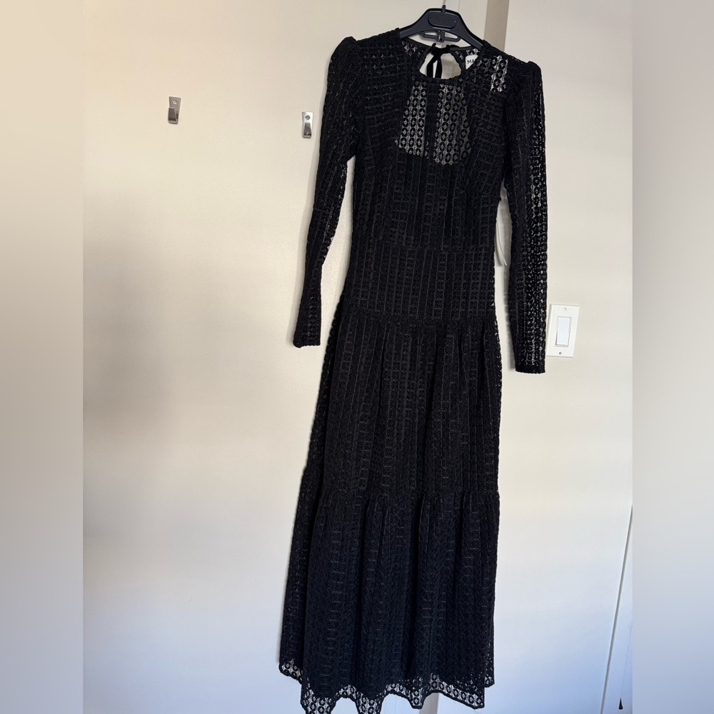 Anthropologie Maude Adeline Long Sleeve A-Line Maxi Dress - Size S - BNWT - Picture 4 of 11